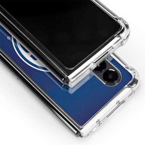 NHL Edmonton Oilers Jersey Galaxy Z Fold4 5G Clear Case