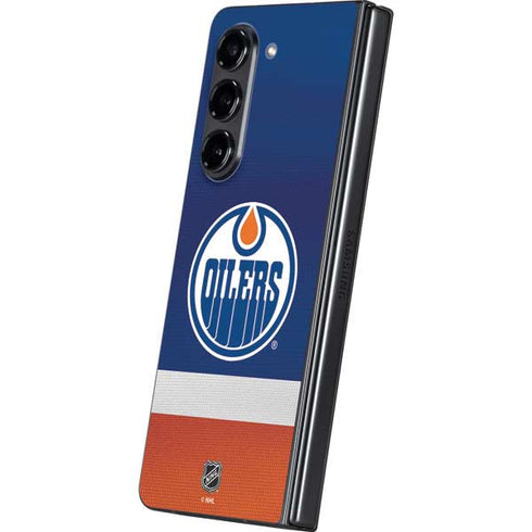 NHL Edmonton Oilers Jersey Galaxy Z Fold5 5G Skin