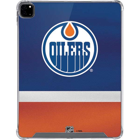 NHL Edmonton Oilers Jersey iPad Pro 12.9in (2020) Clear Case