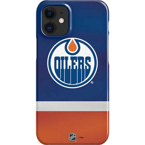 NHL Edmonton Oilers Jersey iPhone 12 Mini Lite Case