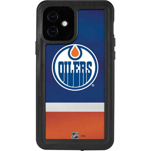 NHL Edmonton Oilers Jersey iPhone 12 Waterproof Case