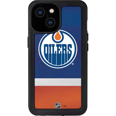 NHL Edmonton Oilers Jersey iPhone 13 Mini Waterproof Case