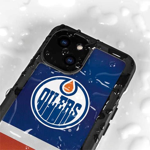NHL Edmonton Oilers Jersey iPhone 13 Mini Waterproof Case