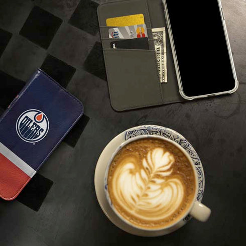 NHL Edmonton Oilers Jersey iPhone 14 Folio Case