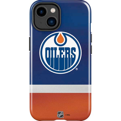 NHL Edmonton Oilers Jersey iPhone 15 Plus Impact Case