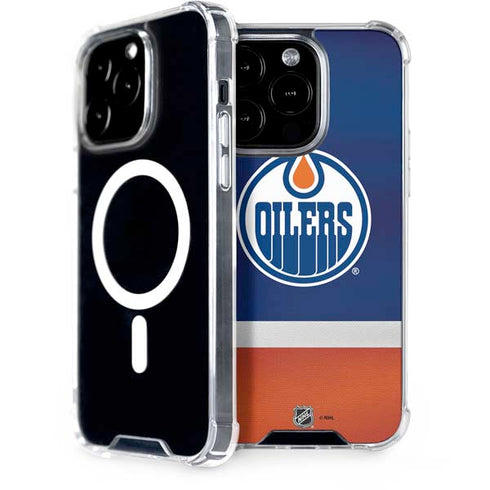 NHL Edmonton Oilers Jersey iPhone 15 Pro MagSafe Case