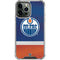 NHL Edmonton Oilers Jersey iPhone 14 Pro Max Clear Case