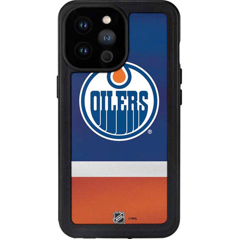 NHL Edmonton Oilers Jersey iPhone 14 Pro Max Waterproof Case
