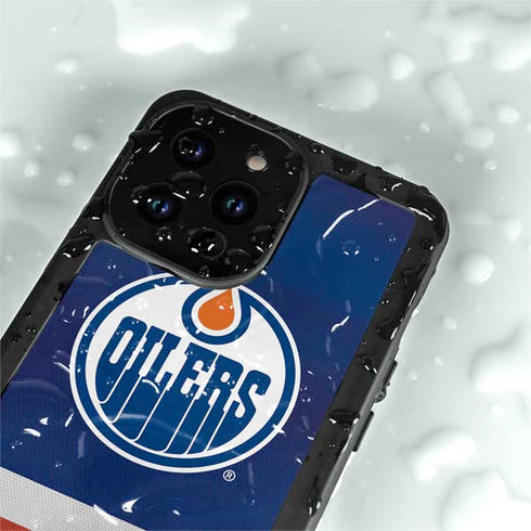 NHL Edmonton Oilers Jersey iPhone 14 Pro Max Waterproof Case