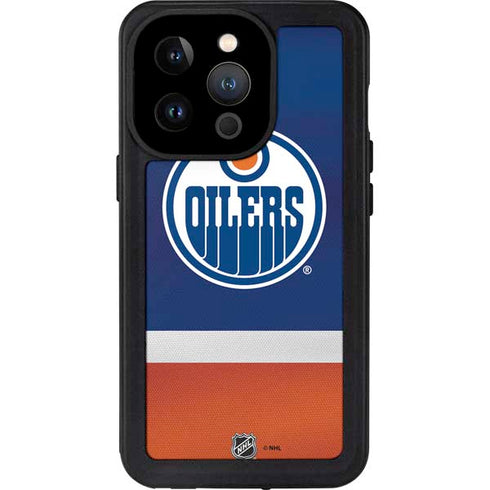 NHL Edmonton Oilers Jersey iPhone 14 Pro Waterproof Case