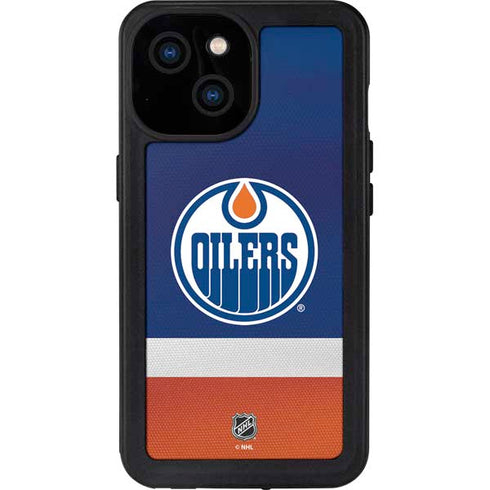 NHL Edmonton Oilers Jersey iPhone 15 Waterproof Case
