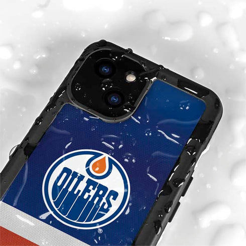 NHL Edmonton Oilers Jersey iPhone 15 Waterproof Case