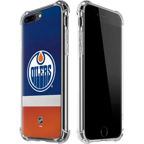 NHL Edmonton Oilers Jersey iPhone 7/8 Plus Clear Case