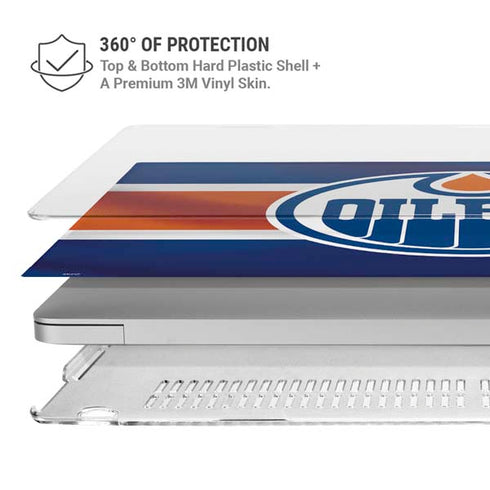 NHL Edmonton Oilers Jersey MacBook Air 15in (2023-2025) Case plus Skin