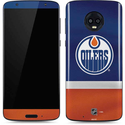 NHL Edmonton Oilers Jersey Moto G6 Skin