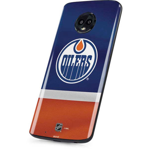 NHL Edmonton Oilers Jersey Moto G6 Skin