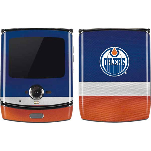 NHL Edmonton Oilers Jersey Motorola RAZR Skin
