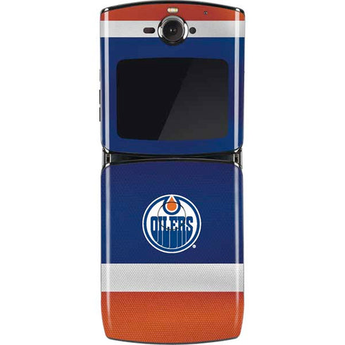 NHL Edmonton Oilers Jersey Motorola RAZR Skin