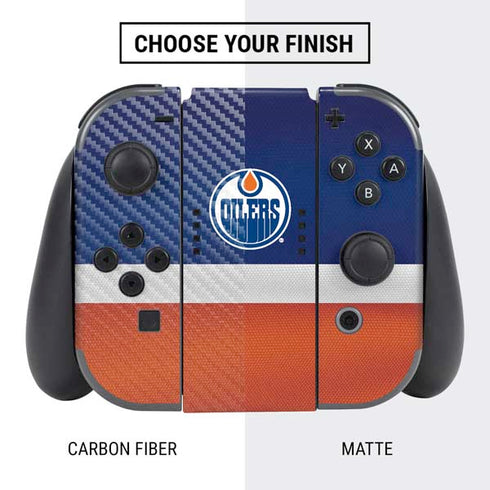 NHL Edmonton Oilers Jersey Nintendo Switch Bundle Skin