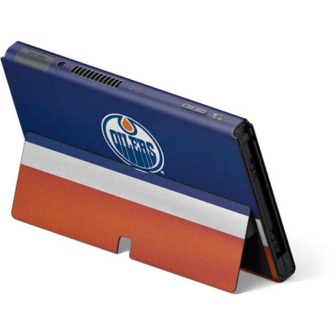 NHL Edmonton Oilers Jersey Nintendo Switch OLED (2021) Skin