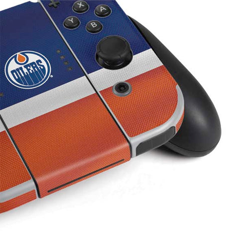 NHL Edmonton Oilers Jersey Nintendo Switch OLED (2021) Skin