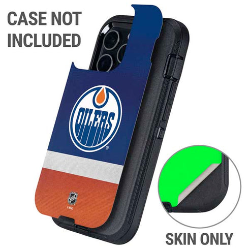 NHL Edmonton Oilers Jersey Otterbox Defender iPhone Skin