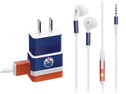 NHL Edmonton Oilers Jersey Phone Charger Skin