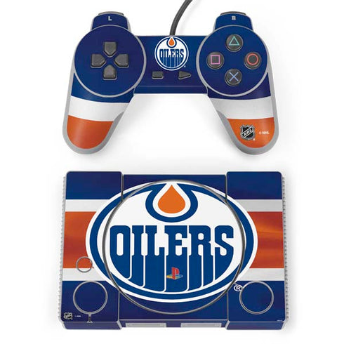 NHL Edmonton Oilers Jersey PlayStation Classic Bundle Skin