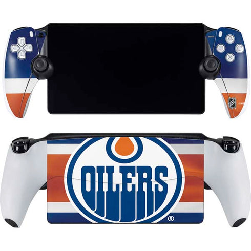NHL Edmonton Oilers Jersey PlayStation Portal Remote Player Skin