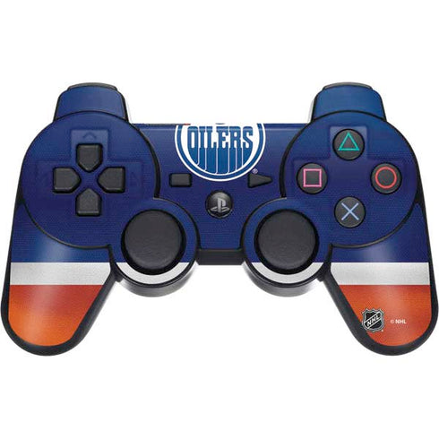 NHL Edmonton Oilers Jersey PS3 Dual Shock wireless controller Skin
