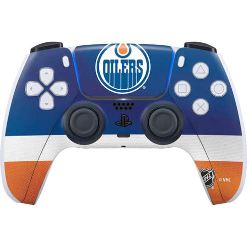 NHL Edmonton Oilers Jersey PS5 Controller Skin