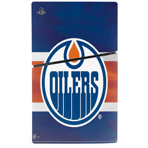 NHL Edmonton Oilers Jersey PS5 Slim Digital Edition Bundle Skin