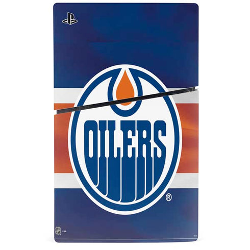 NHL Edmonton Oilers Jersey PS5 Slim Digital Edition Console Skin