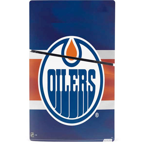 NHL Edmonton Oilers Jersey PS5 Slim Digital Edition Console Skin