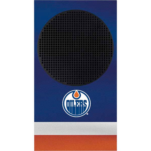 NHL Edmonton Oilers Jersey Xbox Series S Console Skin