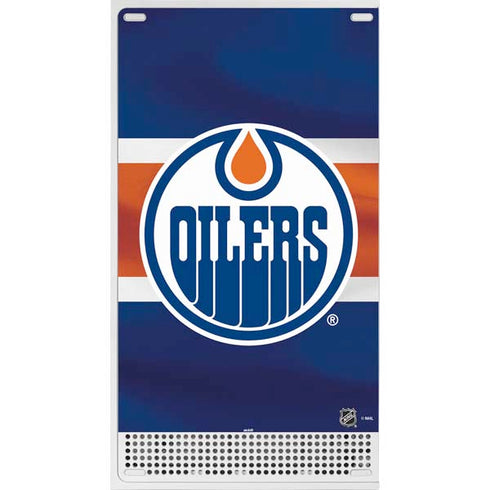 NHL Edmonton Oilers Jersey Xbox Series S Console Skin