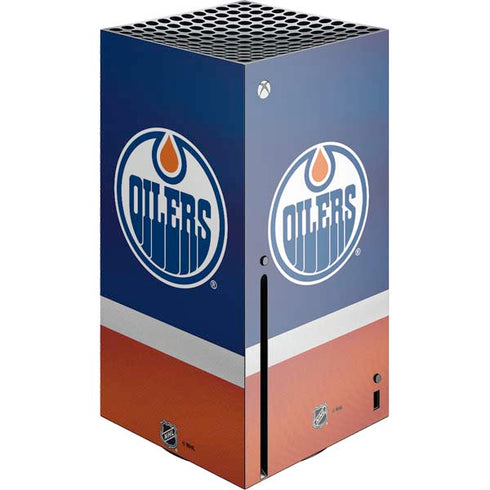 NHL Edmonton Oilers Jersey Xbox Series X Console Skin