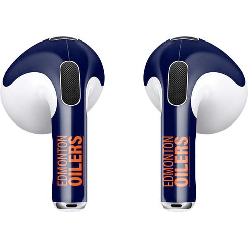 NHL Edmonton Oilers Lineup Apple AirPods (3rd Gen 2021) Skin