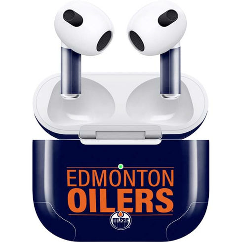 NHL Edmonton Oilers Lineup Apple AirPods (3rd Gen 2021) Skin