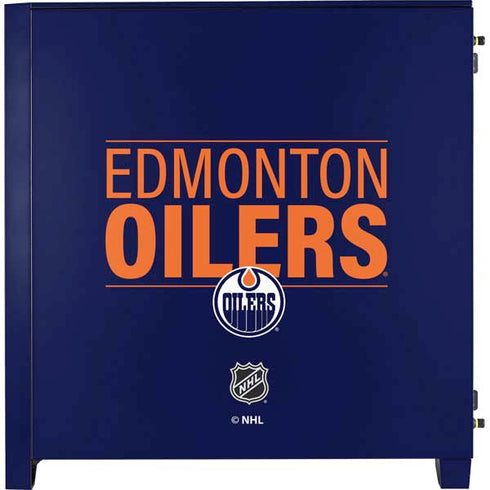 NHL Edmonton Oilers Lineup Corsair 4000D Tempered Glass Mid-Tower ATX Case Skin