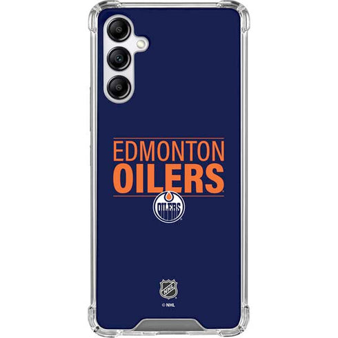 NHL Edmonton Oilers Lineup Galaxy A15 5G Clear Case