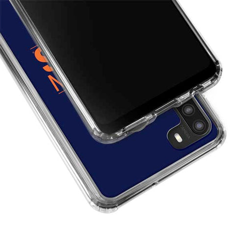 NHL Edmonton Oilers Lineup Galaxy A21 Clear Case