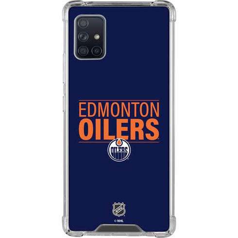 NHL Edmonton Oilers Lineup Galaxy A51 5G Clear Case