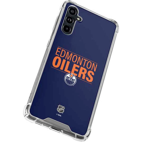 NHL Edmonton Oilers Lineup Galaxy A54 5G Clear Case