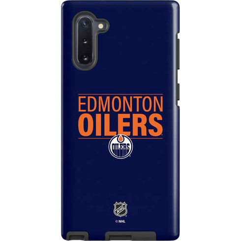 NHL Edmonton Oilers Lineup Galaxy Note 10 Pro Case