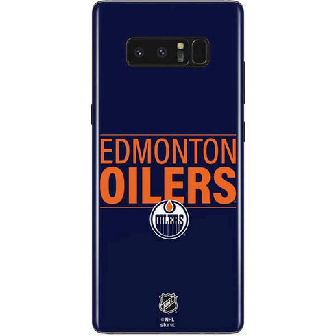NHL Edmonton Oilers Lineup Galaxy Note 8 Skin