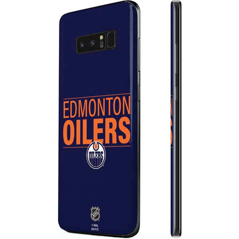 NHL Edmonton Oilers Lineup Galaxy Note 8 Skin