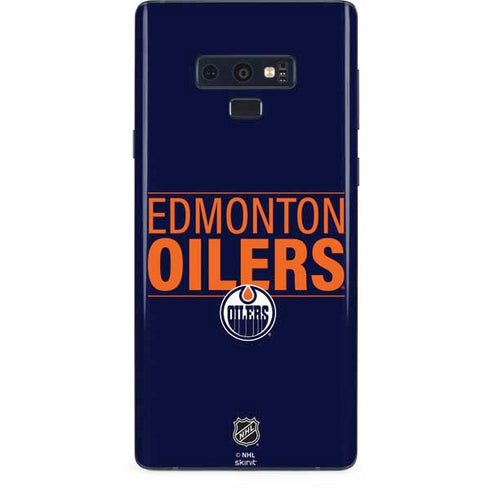 NHL Edmonton Oilers Lineup Galaxy Note 9 Skin