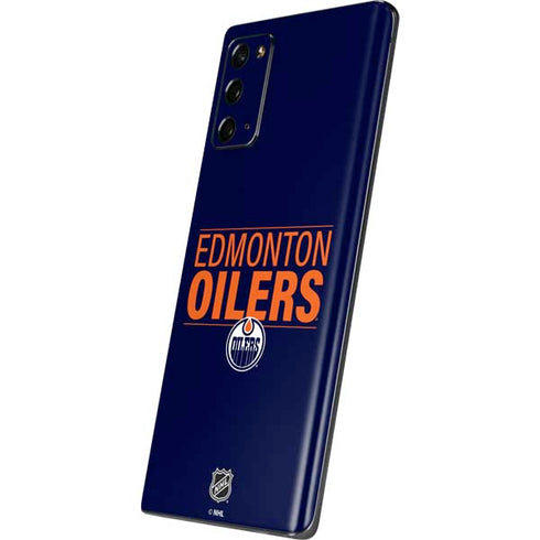 NHL Edmonton Oilers Lineup Galaxy Note20 5G Skin