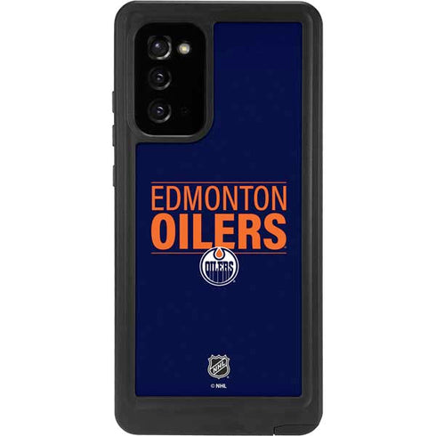 NHL Edmonton Oilers Lineup Galaxy Note20 5G Waterproof Case